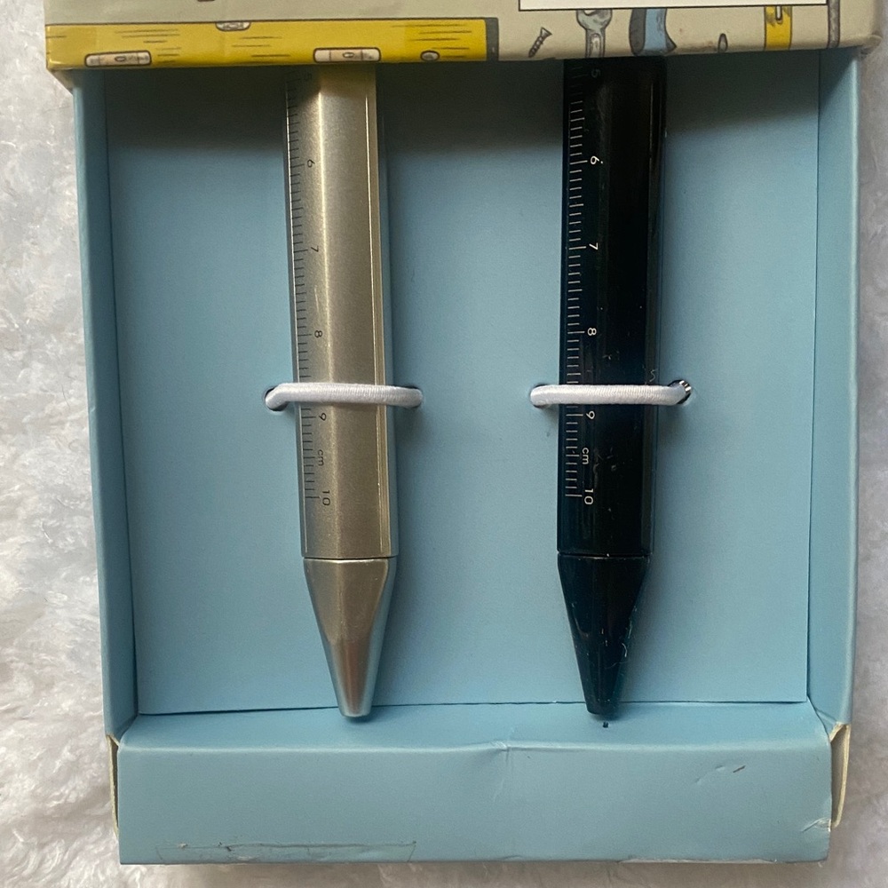 Eccolo Handy Man Pens - Silver and Black - Picture 5 of 5